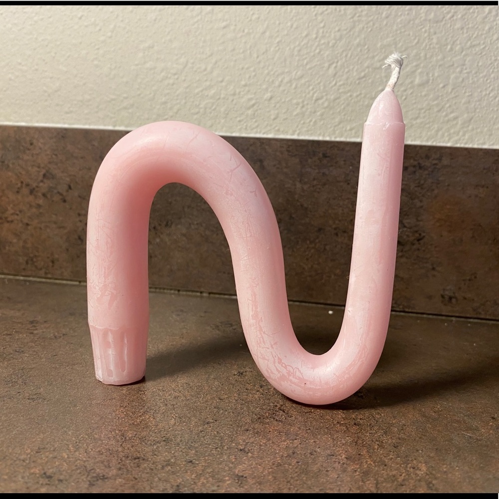 Pink candle
